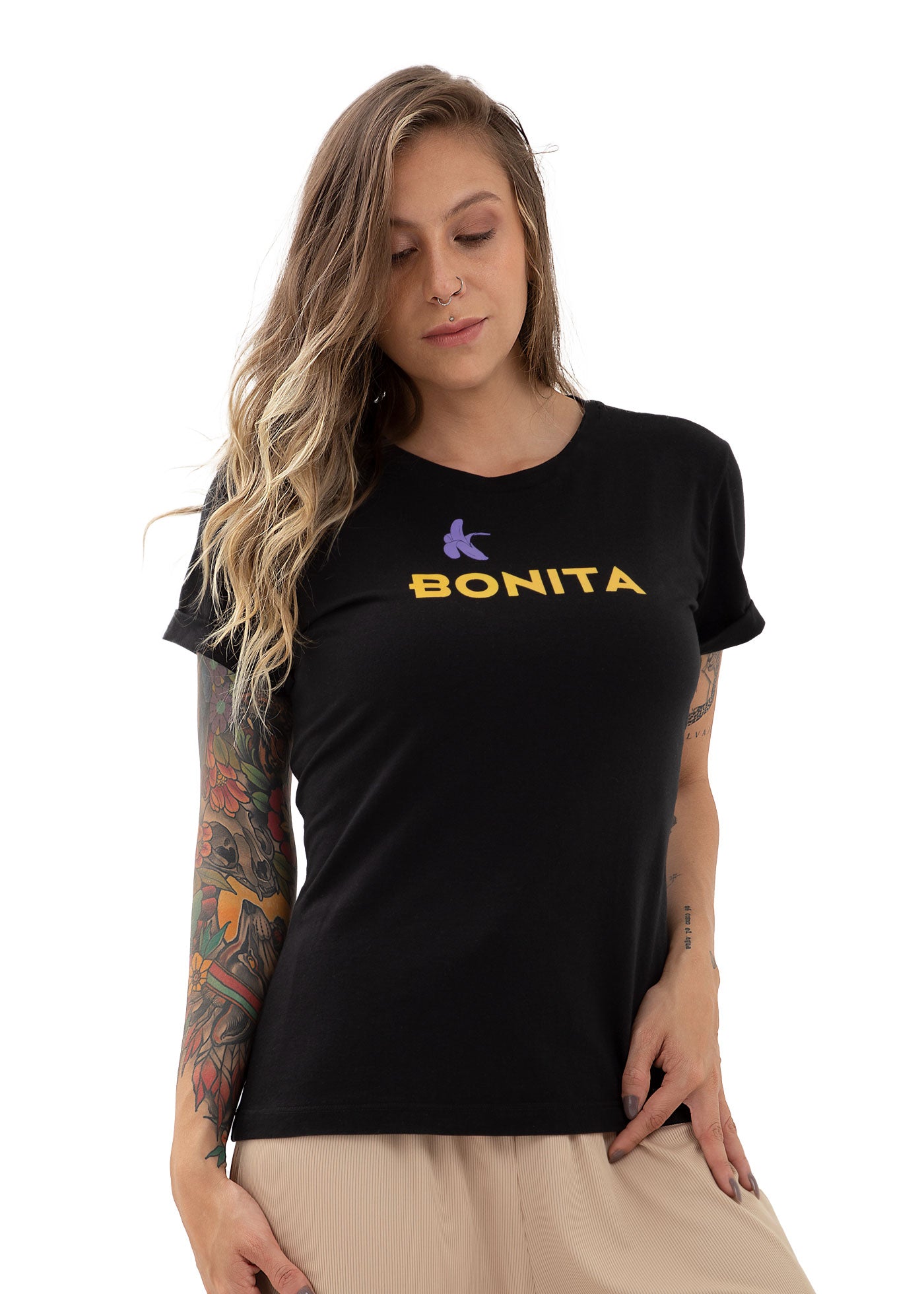 Camiseta bonita estampada