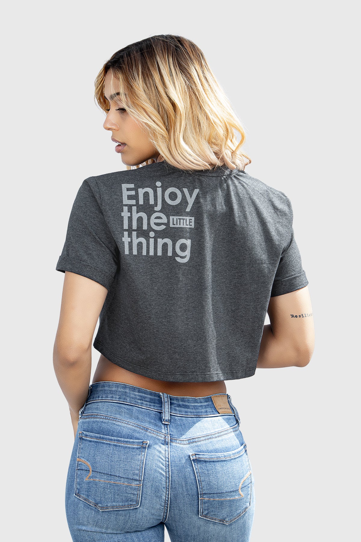 Croptop estampado ENJOY